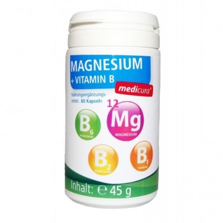 Magneesium ja vitamiin B6 kapslid 60tk