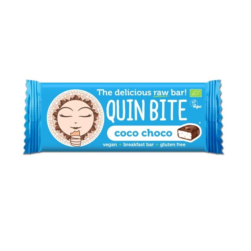 Toorbatoon QUIN BITE Coco Choco (šokolaadi) ÖKO