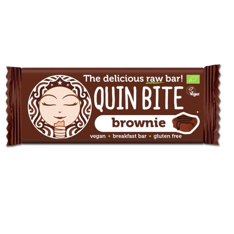 Toorbatoon QUIN BITE Brownie (brownie), ÖKO