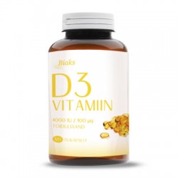 D3 Vitamiin 4000 IU, õlikapslid 120tk