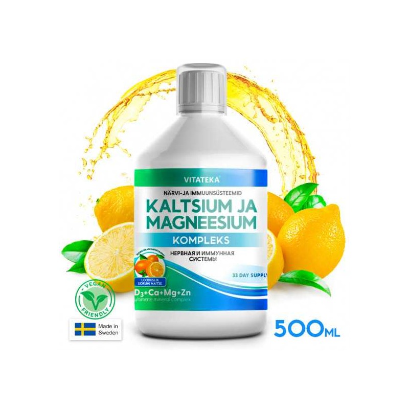 KALTSIUM JA MAGNEESIUM 500ml