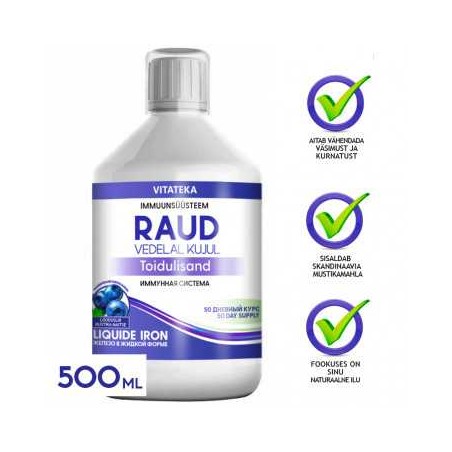 Raud vedelal kujul 500 ml