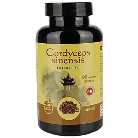 "HERBIN" Korditsepsi ekstrakt 7:1, kpl 90